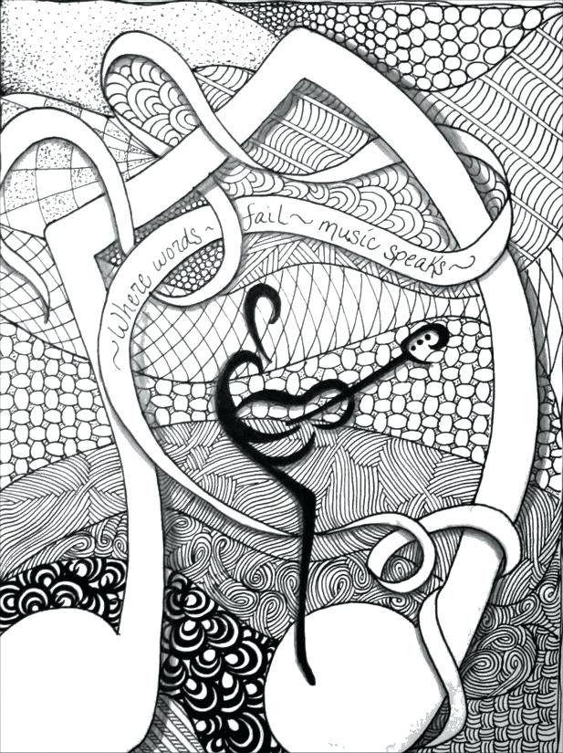 617x825 Music Color Pages Music Coloring Book And Music Coloring Pages