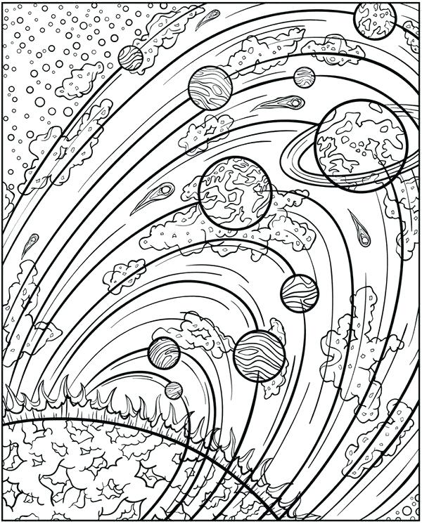 600x746 Fresh Nature Coloring Pages For Adults And Printable Set Of 4
