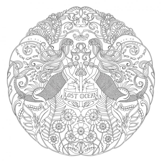 Adult Coloring Pages Ocean