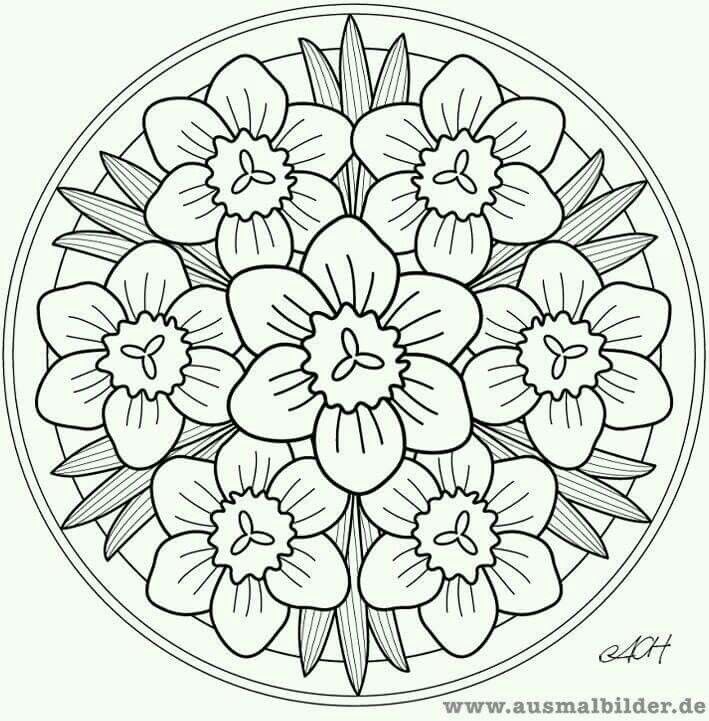 709x721 Pin By Beyhan On Desenler Mandala, Embroidery