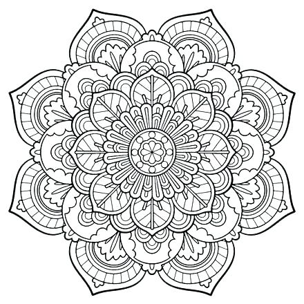 440x440 Adult Coloring Pages Pdf Free Color Bros