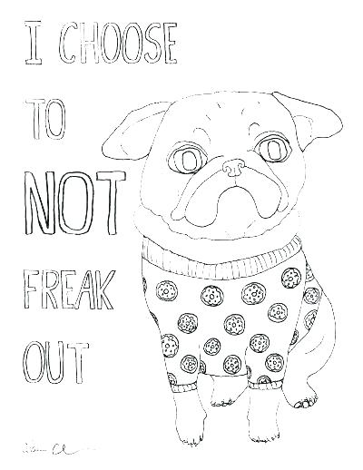 400x518 Pug Coloring Pug Coloring Page Pug Coloring Pages To Print