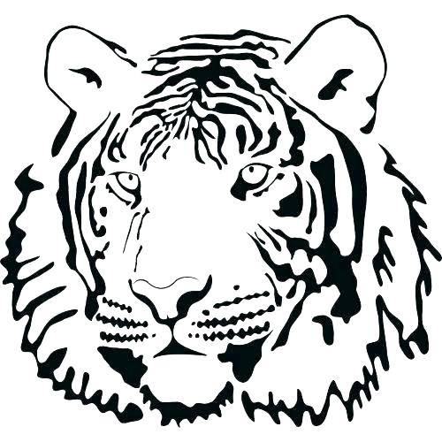 500x500 Cartoon Tiger Cartoon Tiger Picture Free Printable Tiger Colouring