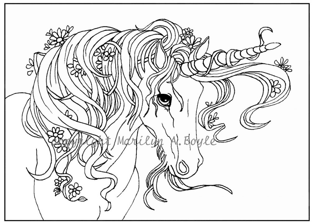 1024x719 Coloring Pages And Coloring Books. Unicorn Coloring Pages