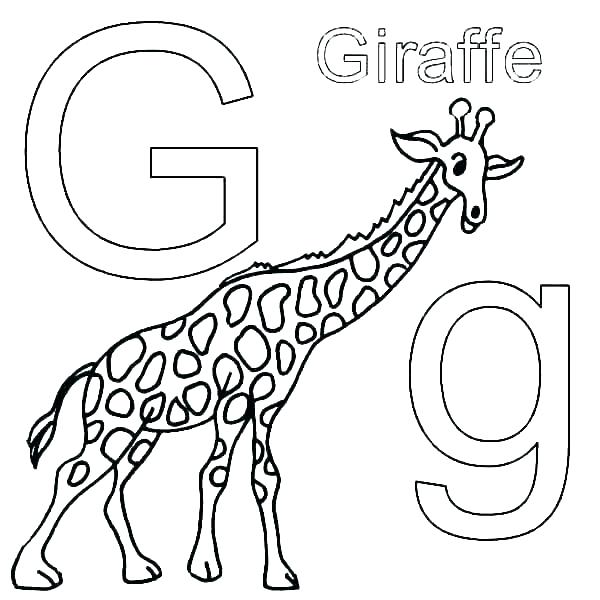 600x600 Giraffe Coloring Page Baby Giraffe Coloring Page Giraffe Colouring