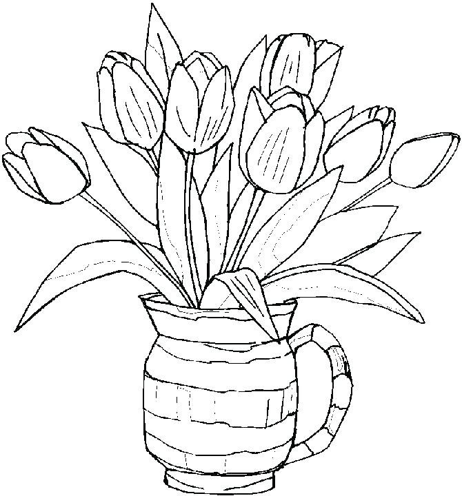 670x720 Spring Coloring Pages For Adults Free Printable Spring Coloring