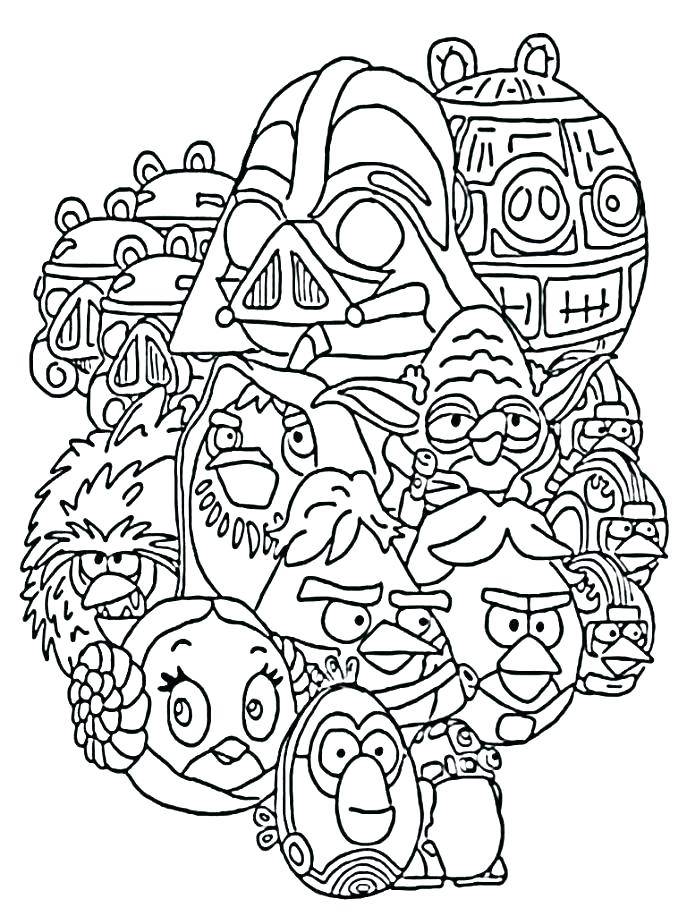 687x916 Star Wars Coloring Book Or Angry Birds Star Wars Coloring Pages