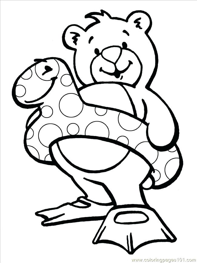 650x870 Swimming Coloring Page Shippa.co