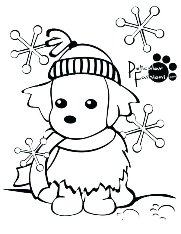 600x777 Winter Coloring Pages For Adults Winter Scene Coloring Pages