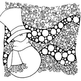 268x268 Coloriage Adulte Hiver G 6 On Winter Coloring Pages Adults