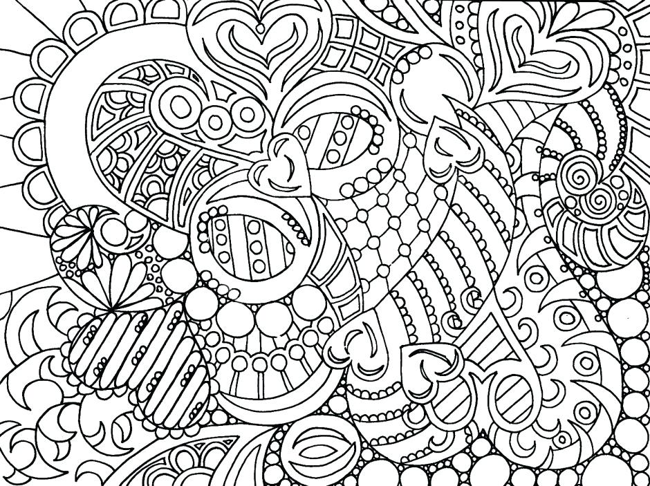 940x703 Advanced Christmas Coloring Pages