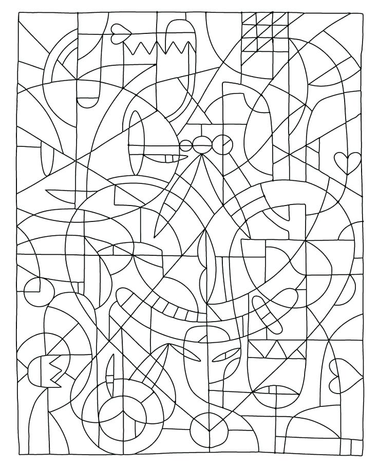 736x909 Advanced Color By Number Coloring Pages Coloring Pages Pin