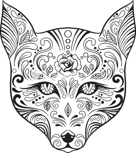 445x500 Advanced Printable Christmas Coloring Pages Kids Coloring Free