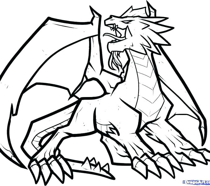 678x600 Dragon Printable Coloring Pages Dragon Printable Coloring Pages