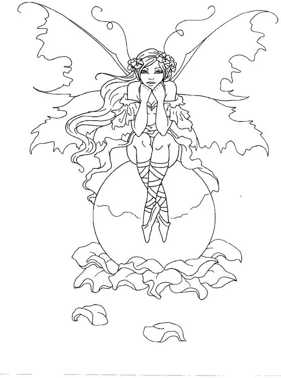 558x751 Amy Brown Fairy Coloring Book Fairy Myth Mythical Mystical Legend