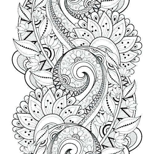 500x500 Free Advanced Fantasy Coloring Pages Flower Co Pertaining
