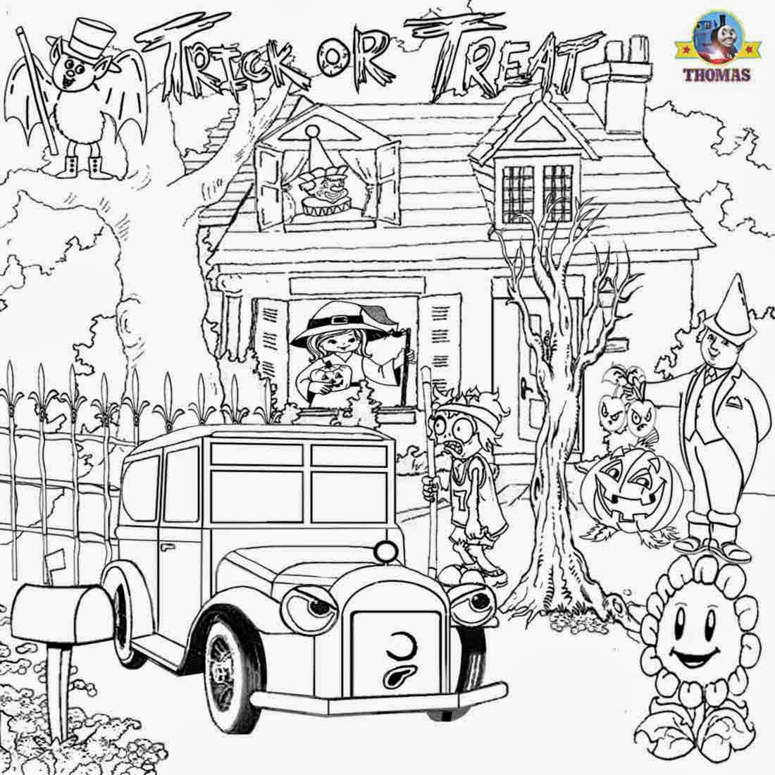 1100x1100 Advanced Halloween Coloring Pages