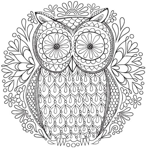 500x504 Terrific Mandala Coloring Pages For Adults Printable Advanced