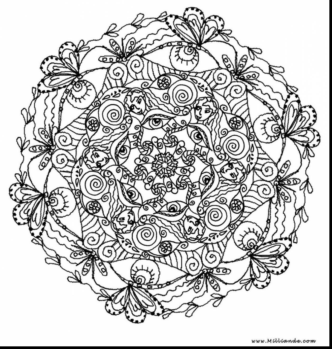 1259x1320 Amazing Unbelievable Printable Mandala Coloring Pages Adults