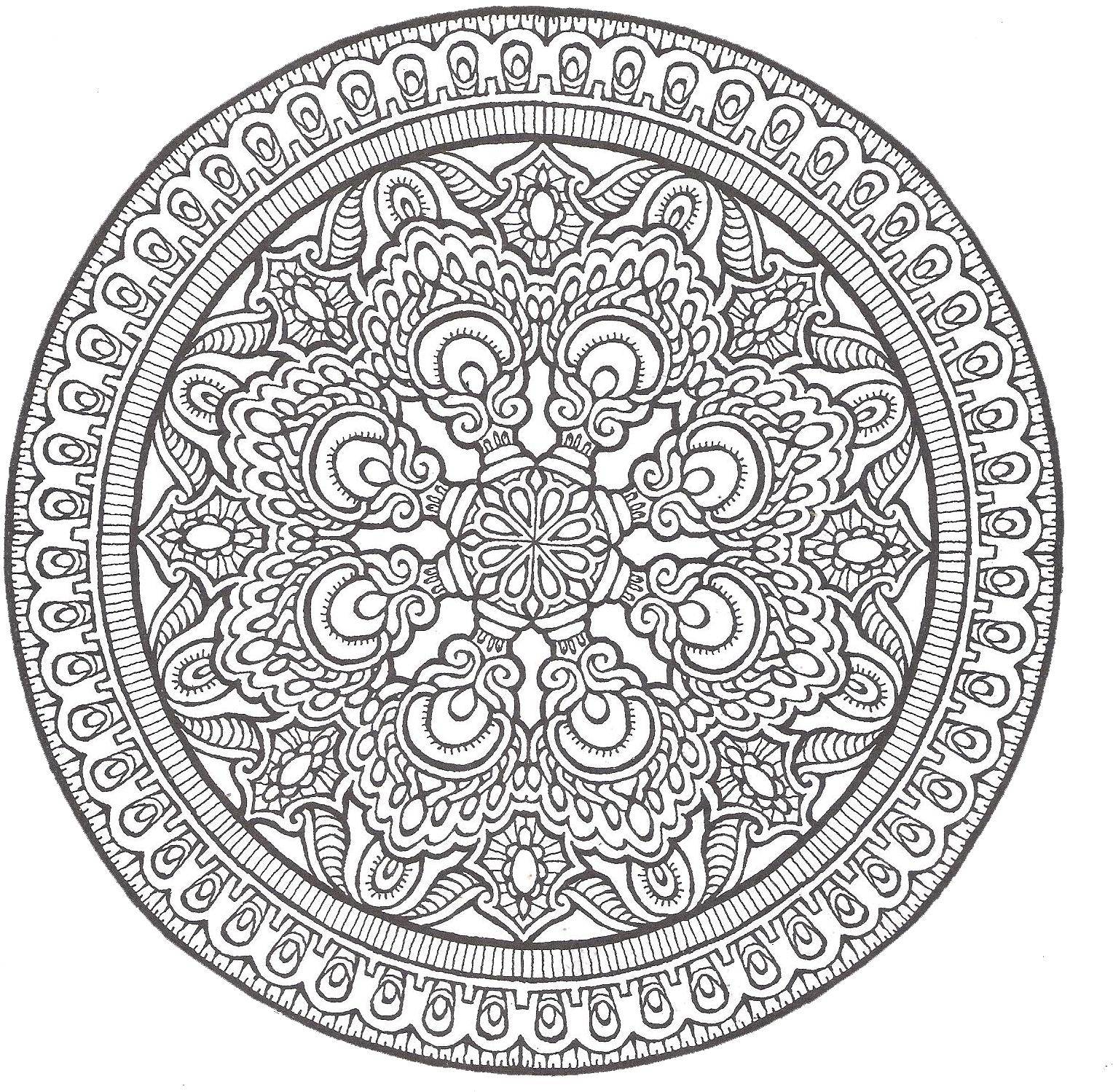 1528x1499 Advanced Mandala Coloring Pages Amusing Printable Advanced