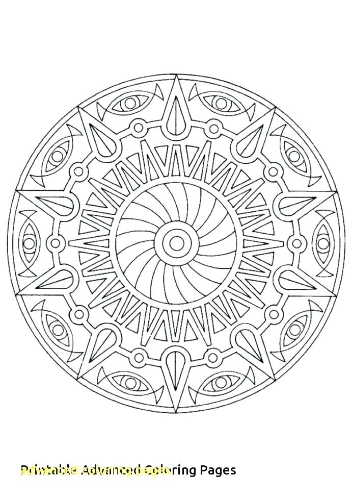 691x978 Advanced Mandala Coloring Pages Nice Design Advanced Mandala