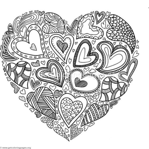 520x520 Advanced Online Coloring Pages