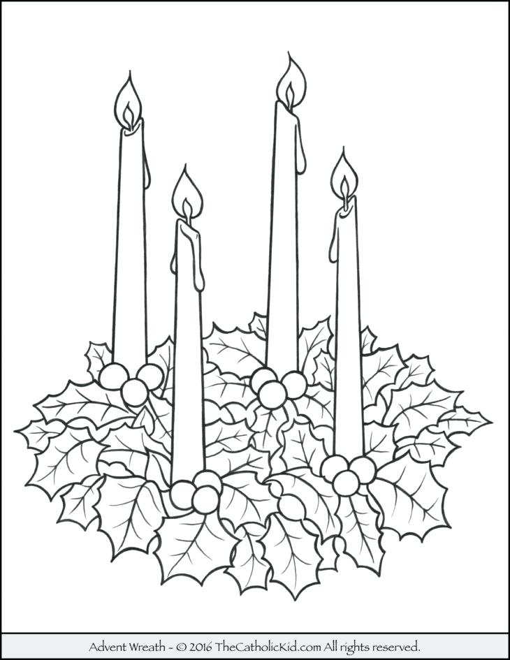 730x945 Advent Coloring Pages Advent Coloring Pages Wreath Page Intended