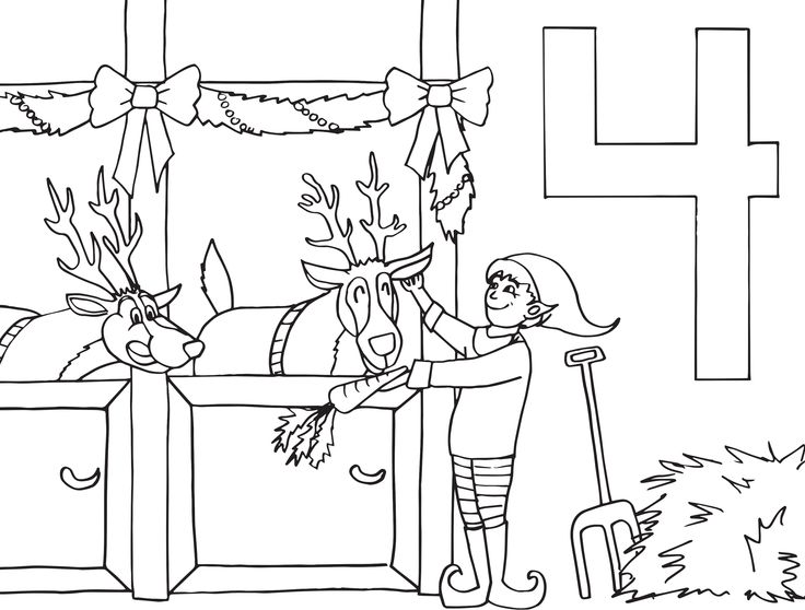 736x558 Mejores 44 De Christmas Coloring Calendar En