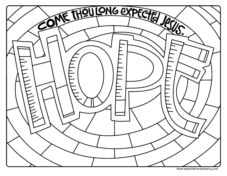 Advent Coloring Pages