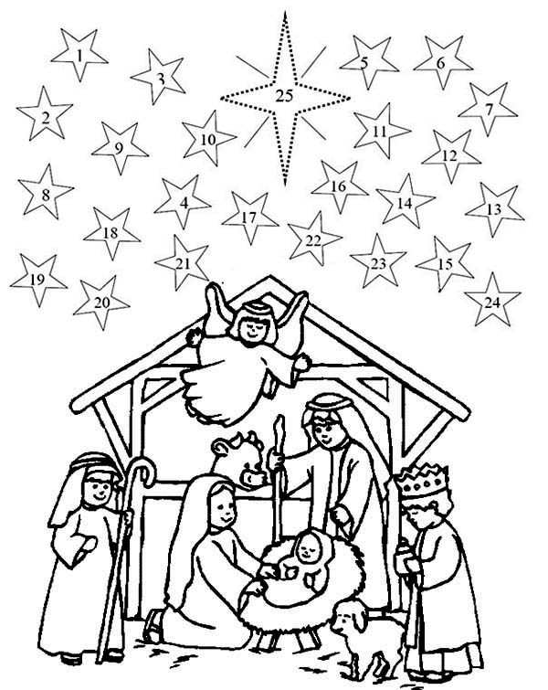 600x755 Advent Coloring Page 10