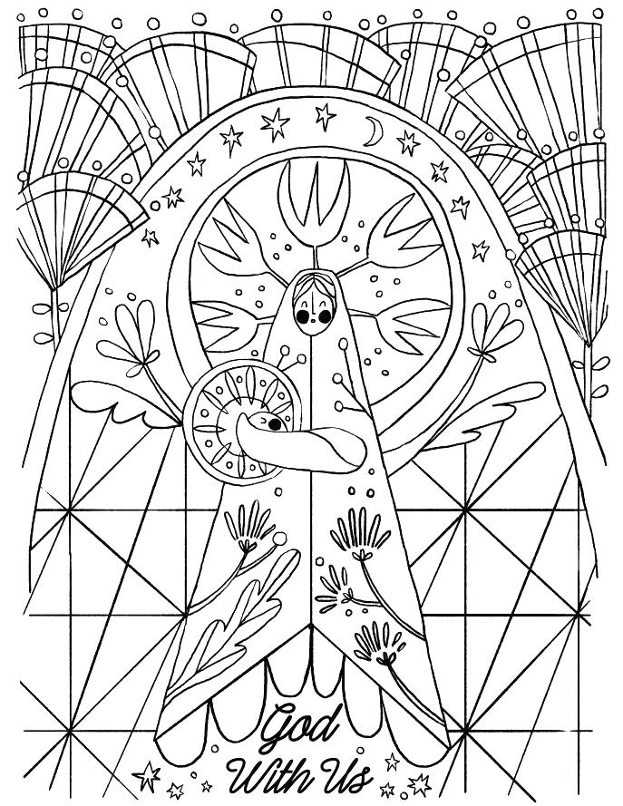 687x889 Advent Colouring Book Printable Advent Coloring Pages Advent
