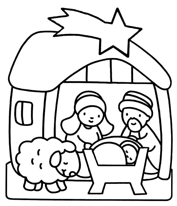 600x699 Advent Coloring Pages