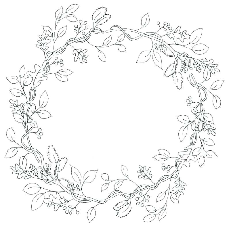 796x786 Printable Advent Wreath Template Wreath Coloring Pages Fall Wreath