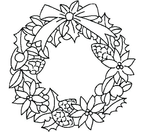 468x436 Wreath Coloring Advent Wreath Colouring Page Free Printable Advent