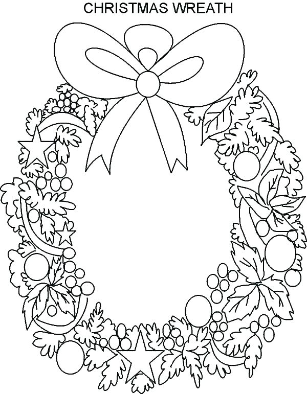 600x771 Wreath Coloring Pages Advent Wreath Coloring Pages Wreath Coloring