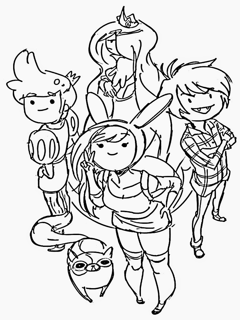 768x1024 Adventure Time With Finn And Jake Coloring Pages To Print Luxury
