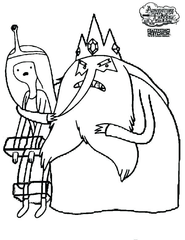 600x776 17 Fresh Adventure Time With Finn And Jake Coloring Pages To Print