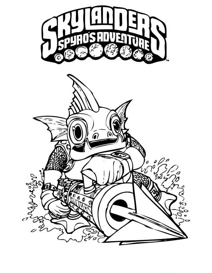 700x900 Skylanders Spyros Adventure Coloring Pages 6 Skylanders Coloring
