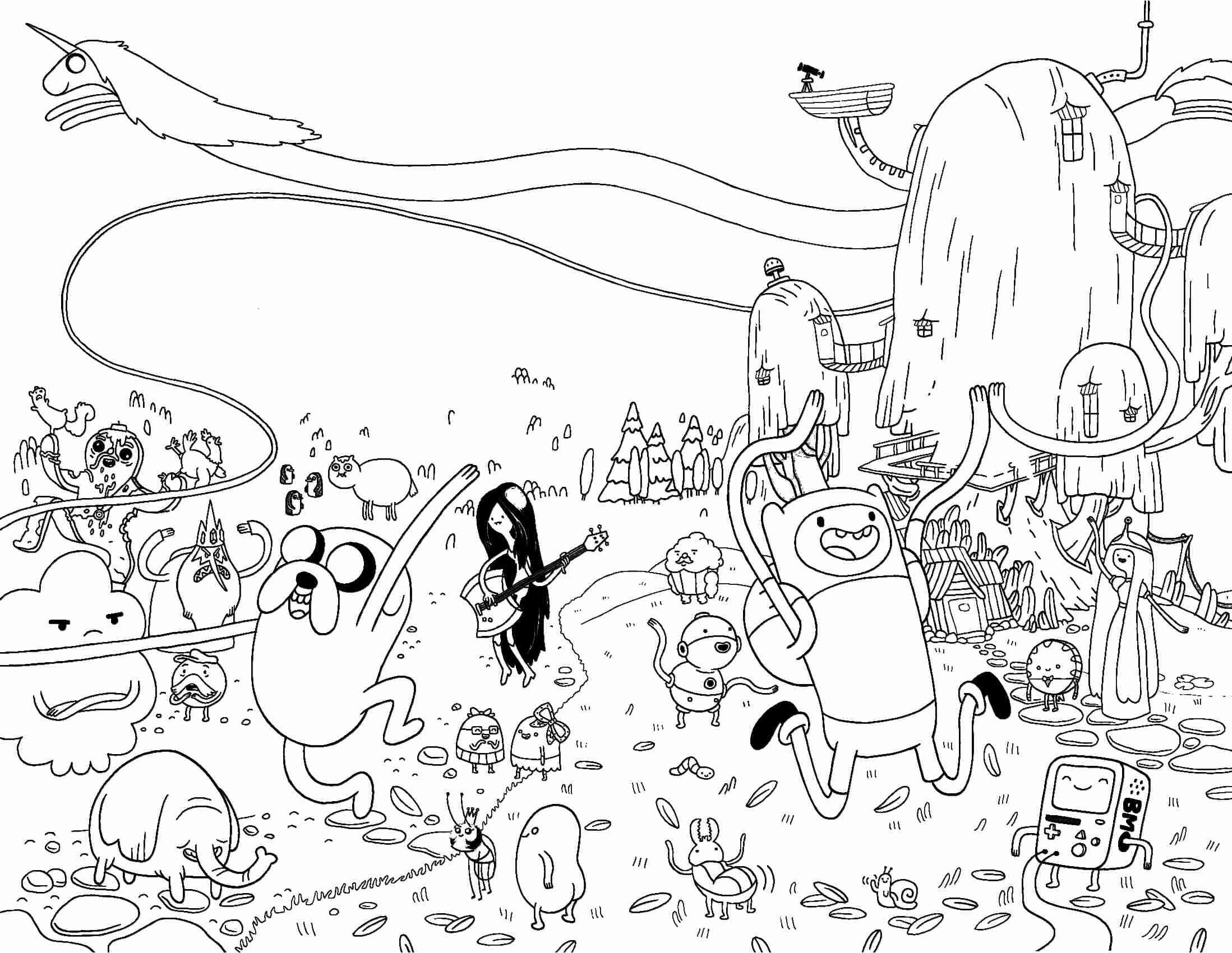 2197x1701 Adventure Coloring Pages Exceptional Time Page Olegratiy