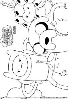 236x344 Adventure Time Coloring Pages A Coloring Books