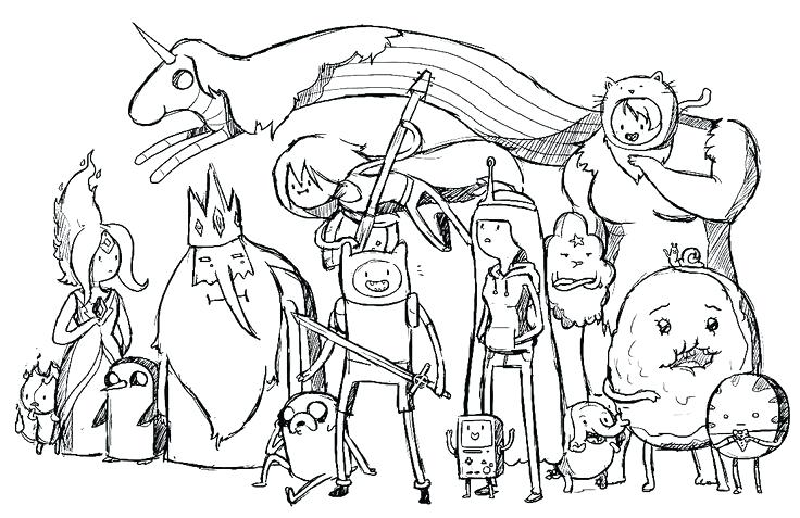 Adventure Time Coloring Pages