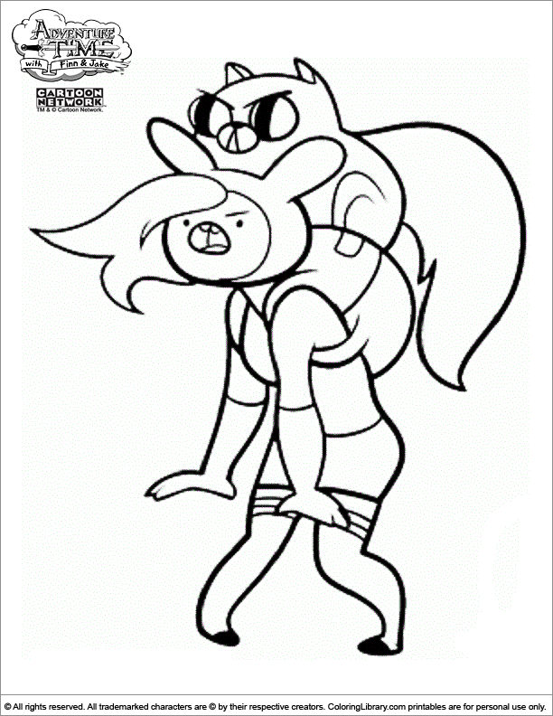 612x792 Time Coloring Picture