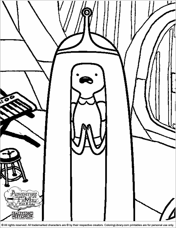 612x792 Time Coloring Picture