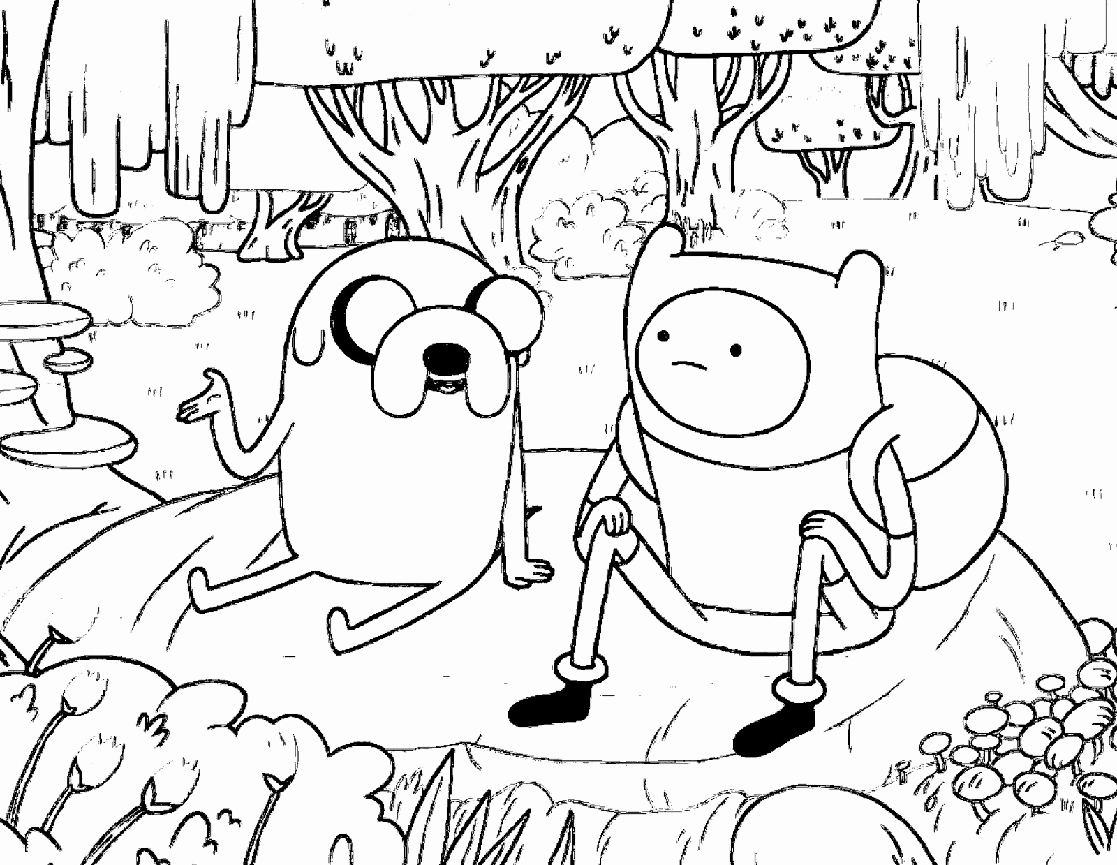 1600x1239 Beautiful Finn And Jake Coloring Pages Ideas Wordpress Themes