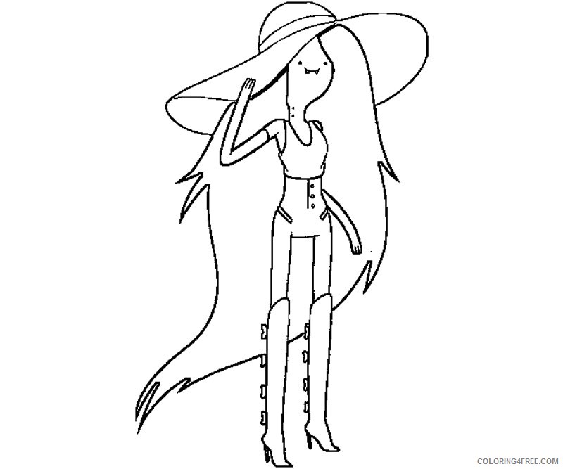 800x667 Adventure Time Coloring Pages Marceline Coloring4free