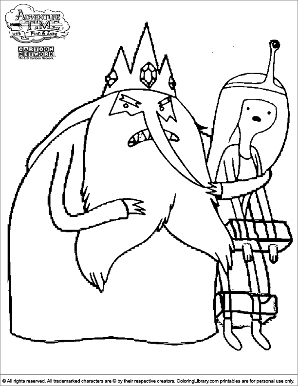 612x792 Time Coloring Picture