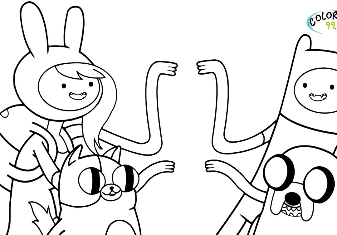 1080x753 Adventure Time Coloring Pages For Kids Cartoon General Marceline
