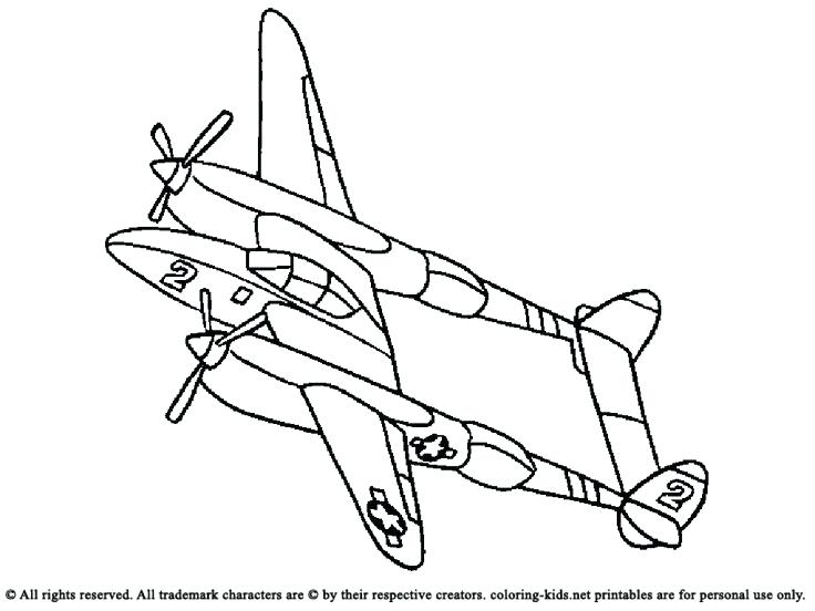 736x552 Disney Planes Coloring Pages Pdf Airplane With Two Propeller