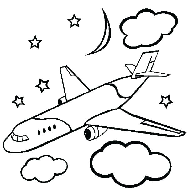 600x612 Free Airplane Coloring Pages X Free Printable Aeroplane Coloring