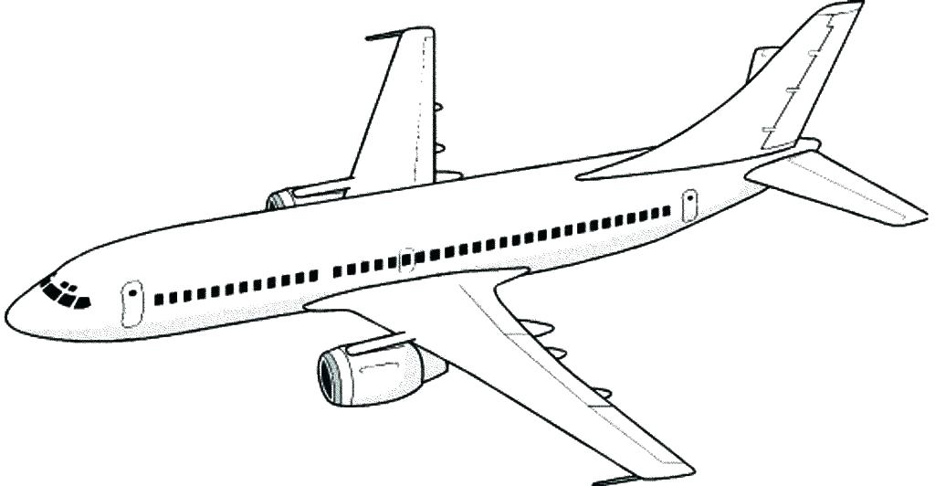 1024x532 Airplane Coloring Pages